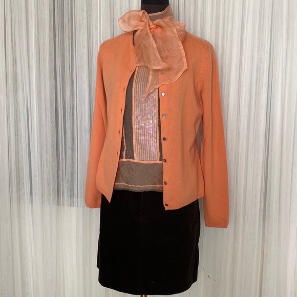 🎊HP🎊MarcCain silk organza shell top - Picture 6 of 17